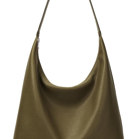 Casual Tote Bag Vegan Leather Hobo Zipper Work Bag Weekender Shoulder for Women